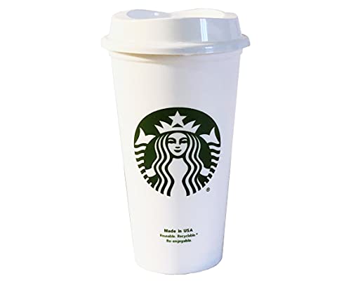 Starbucks Reusable Travel Cup to Go Coffee Cup (Grande 16 Oz) 5 Pack