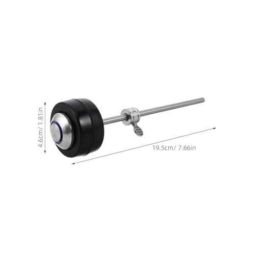 Levemolo Strong Attack Drum Hammer Beater con eje metálico miniatura 2