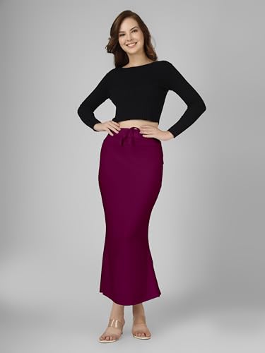 Image of Nexsus Stretchable Saree Shapewear | Petticoat for Women | Cotton Blended | Skirts for Women | Shape Wear Dress for Saree | Available in 80+ Colors and Plus Sizes