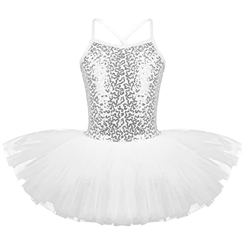 iEFiEL Mädchen Kleid Ballettkleid Kinder Ballett Trikot Ballettanzug Cover
