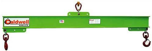 Caldwell 416-2-3, 2 Ton Capacity, Composite Adjustable Spreader Lifting Beam, 3' Hook Spread