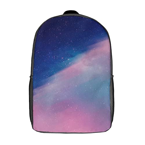 Sac à dos pour enfants adultes bleu grand volume imprimé en 3D relief