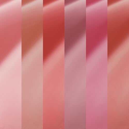 KIMUSE Lip Stain, Water Gel Tint 6 Colors | Hochpigmentiert, leicht, lang anhaltend, feuchtigkeitsspendend, niemals an Tieren getestet