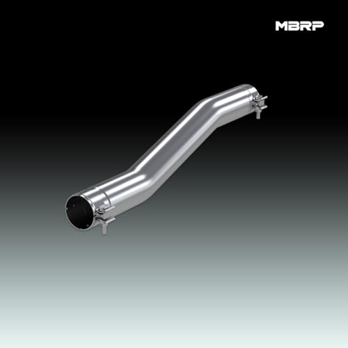MBRP S5001409 T409 Stainless Center Section Straight Pipe — Post-Catalyst