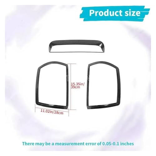 Cubierta de luz trasera cromada para Chevy Silverado 2014-2018 2