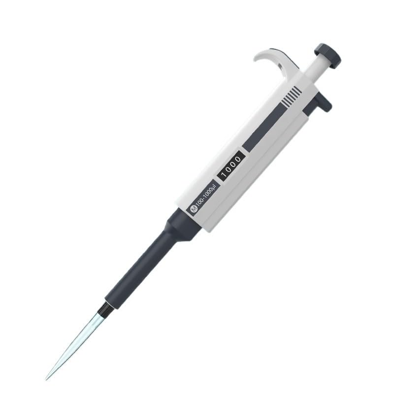Micropipette Laboratory Automatic Pipette Digital Adjustable Plastic Chemistry Lab Equipment with Tips(5-50ul)