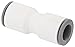 Legris 6306 62 00WP2 LIQUIfit Push-to-Connect Fitting, Inline Union, 1/2" Tube OD