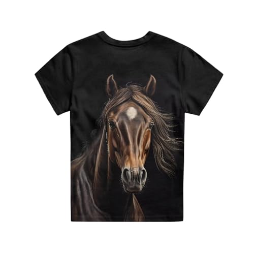 Image of Renewold Kids Novelty T-Shirt for Girls Boys Short Sleeve Crewneck Summer Tee Soft Breathable Graphic Shirt for Age 2-16