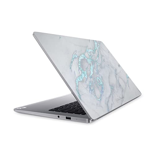 Sticker Mi Notebook 14 2020 : masquez les rayures avec ce vinyle marbre bleu