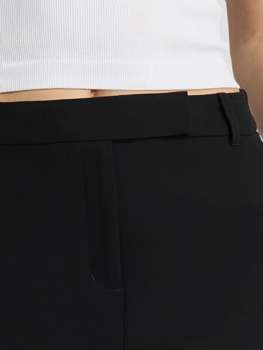 EXPRESS Women’s Editor Skirt – High Waisted Stretch Maxi Column, Desk-to-Dinner – Black3