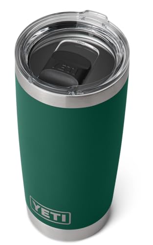 YETI Rambler Tazza con coperchio MagSlider, Black Forest Green, 20 oz (591 ml)