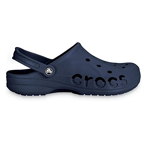 Image of Crocs Baya Croslite Slip On Mens Casual Clogs (Black,7)