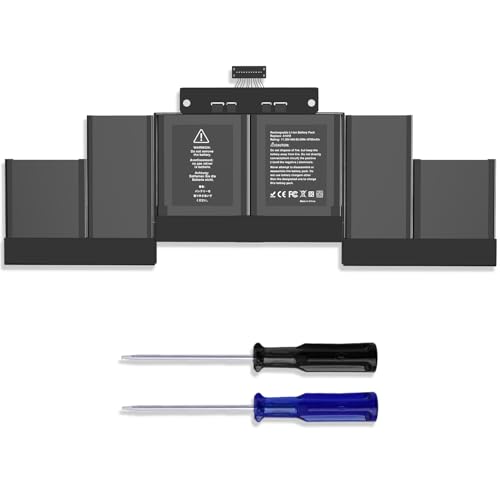 Image of A1618 A1494 Laptop Battery Replacement for MacBook Pro 15 inch Inch Retina A1398 (Mid 2015 Mid 2014 Late 2013) EMC 2910 2909 MJLQ2LL /A MJLT2LL /A 11.36V 99.5Wh 8755mAh