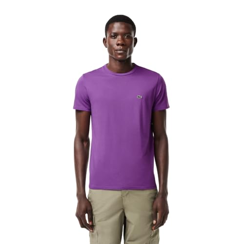 Image of Lacoste Men's Short Sleeve Pima Jersey Crew Neck Tee