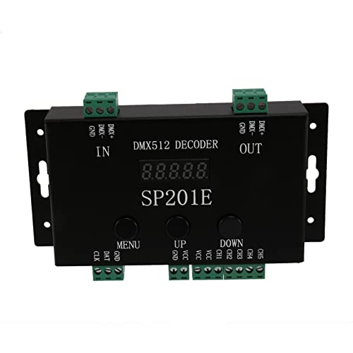 Qiaohome SP201E DMX512 WS2812B WS2811 Dekoder kontrolera DMX do SPI, obsługa wielu układów scalonych