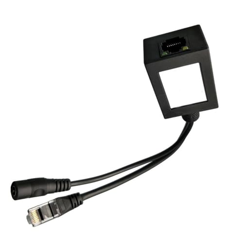 PLCPDM Advanced Gigabit Power Over Ethernet Adapter for DC12-30v Input and Networking Signals Distribution to Multiple Devices