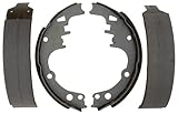 ACDelco 14242B Advantage Bonded Rear Brake Shoe Set