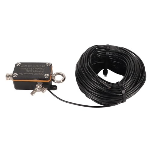 Antena portátil de alimentación de extremo HF para evitar radiales