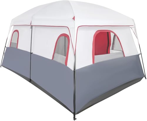 Carpa para camping exterior 8-12 personas 2 habitaciones miniatura 4