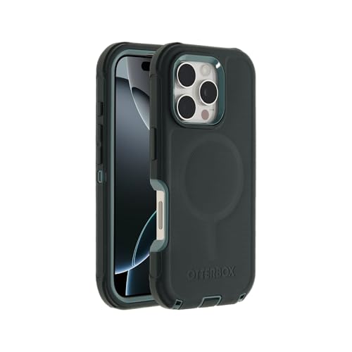 Image of OtterBox iPhone 16 Pro Defender Series Case - Sagebrush Green - Tough, Rugged & Durable iPhone Case, Snaps on MagSafe, Multi-Layer, Impact Absorbing iPhone Case