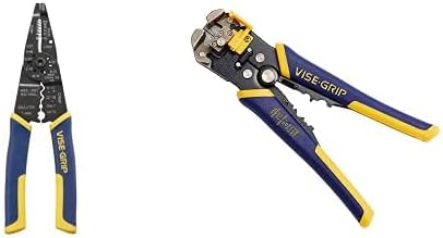 IRWIN VISE-GRIP 8-Inch Multi-Tool Stripper with 8-Inch Self-Adjusting Wire Stripper (2078300 & 2078309)