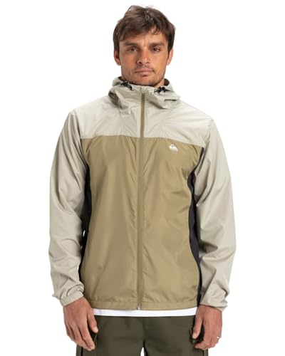 Quiksilver Overcast Windbreaker Cortavientos, Hombres