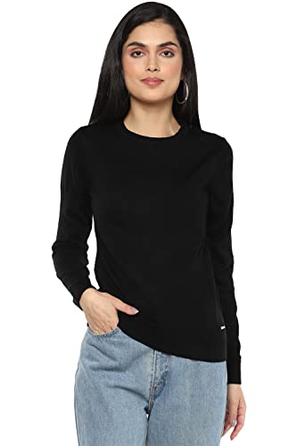 Image of Van Heusen Women Acrylic Crew Neck Sweater
