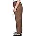 Alfred Dunner Misses Womens Classic Signature Fit Textured Trousers with All-Around Elastic Waistband, Taupe, Size 14