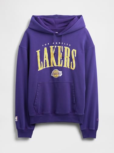 Image of GAP Men's X Nba Graphic Logo Hoodie Sweatshirt