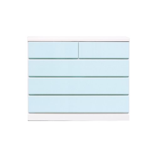 アルファタカバ ベビータンスシリーズ タント 100cm4段 (パステルブルー)