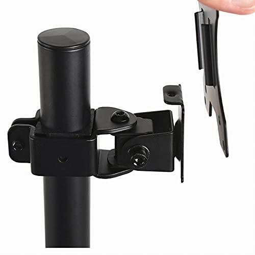 SIMPLETEK Supporto Base Braccio da Tavolo SCRIVANIA Stand Staffa Universale per TV E Monitor Fino A 8KG da 13" A 32" Regolabile in Altezza con Attacco VESA 75 100 75X75 100X100 in Alluminio