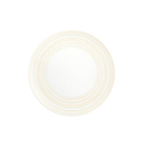 Vista Alegre Plato llano de porcelana marfil - Juego de 4