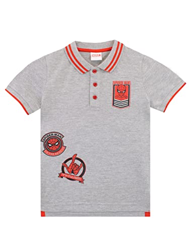 Marvel Boys Spider-Man Polo Shirt Kids Short Sleeve T-Shirt