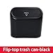 qiyue 2 Packs Mini Car Trash Can Bin Bin,Car Garbage with Lid Storage for Front Back Seat Accessories (1)