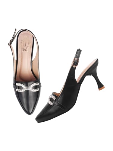 Shoetopia Womens Block Heel Pumps Black (B0D14DJ65V) Amazon Price History, Amazon Price Tracker