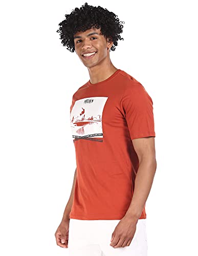 Image of COLT Men's Slim T-Shirt (CLMERNK10106R06 Rust XL)