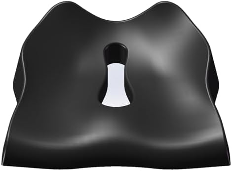 Seat Cushion for Office Chair Cushion,Wheelchair&Car&Airplane Seat Cushion,Memory Foam Cushion for Pressure Relief Sciatica & Pain Relief for Long Sitting (Black)
