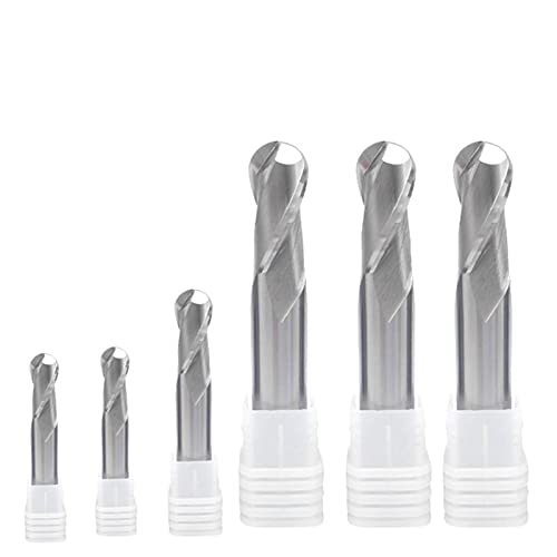Fraise CNC en carbure de tungstène de haute précision géométrique R4.0x8d