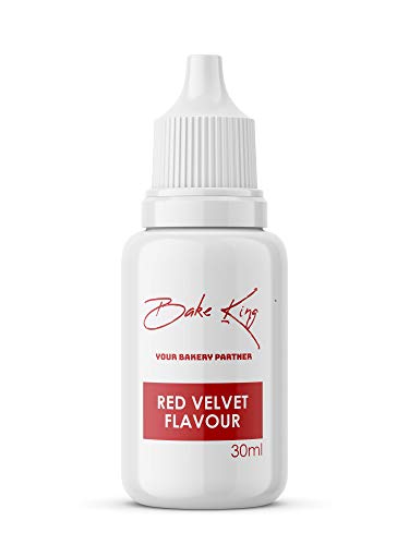 Image of BAKE KING Combo of Red Velvet Milk Vanilla and Butterscotch Flavour 30ML Each Essence for Baking Cakes Jams Jelies Cookies Ice Creams and Puddings Liquid Food Essence (Set of 3)