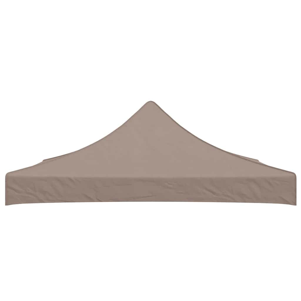 vidaXL Toit de Tente de Réception 3x3 m Taupe 270 g/m²
