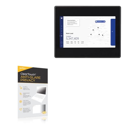 BoxWave Screen Protector Compatible with Exor eSMART107 (7 in) - ClearTouch Anti-Glare Privacy (2-Pack), Privacy Screen Protector Flexible Film Anti-Glare