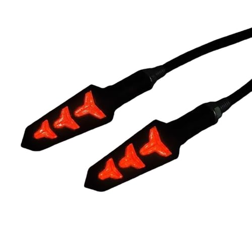 Clignotants moto arête de poisson et feux de jour LED ultra visibles
