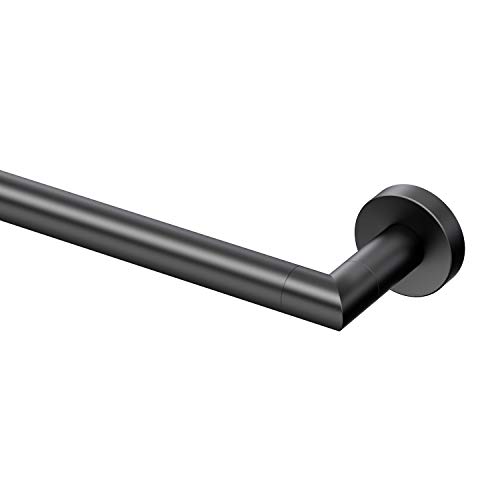 Image of Gatco 4630MX Glam Single Towel Bar, 24 Inch, Matte Black