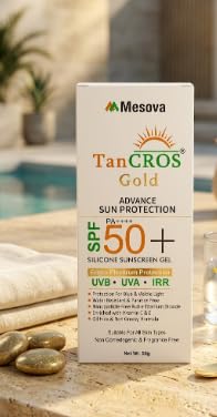 Image of Tancros Gold Silicon Sunscreen Gel SPF 50+ PA++++,50Gm