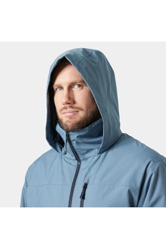 Helly Hansen Herren Crew Hooded Midlayer Jacke, Gewaschene Marine, M – Ansicht 3
