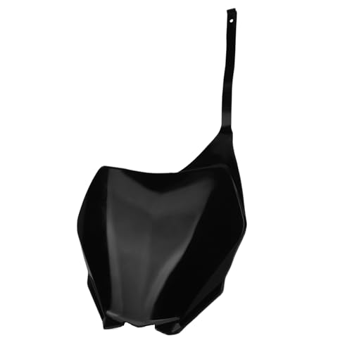 ABCERRSI Placa de matrícula de motocicleta, placa frontal compatible con WR 250 YZ 125 250 250F 450F CRF250R CRF450R-negro
