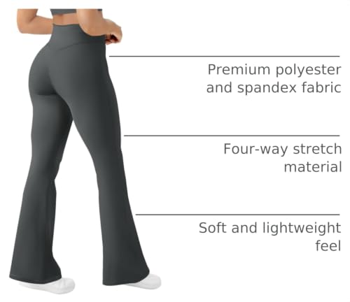 Image of AB-Eleven Women's Yoga Pants Bootcut Flare Leggings Bell Bottom Leggings