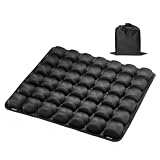 Asteraty Inflatable Seat Cushion with Press-to-Inflate Design, Airplane Seat Cushion for Long Flights, Travel Cushion for Sciatica Pain Relief, Portable Cushion for Car, Office & Airplane