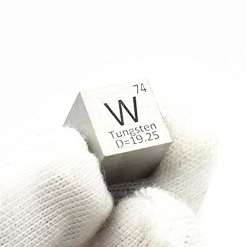 Wolframwürfel Element Cube 10 x 10 mm reine Dichte Harte Bohrermaterialien seltene Metalle harte Beschichtungen 1x Wolframwürfel