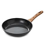 Blackmoor 24cm Frying Pan with Wood Effect Bakelite Handle/Non-Stick Ceramic-Coated Skillet, PFAS-Free, Suitable for All Hob Types/Sherwood Classic Range 65319